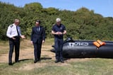 French and British teams rescue 157 migrants after a boat engine fire in the Channel