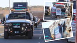 ‘Keep the Sheep’ truck convoy takes over Perth roads