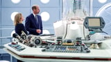 A new Time Lord? Prince William tours set of Doctor Who at Cardiff studios ahead of the Welsh BAFTAs