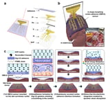 Adhesive cortical device enables artifact-free neuromodulation for closed-loop epilepsy treatment