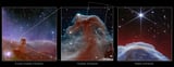 A horse-shaped nebula gets its close-up in new photos by NASA's Webb telescope