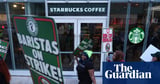 ‘No contract, no coffee’: what to know about the Starbucks workers’ strike in over 40 US cities