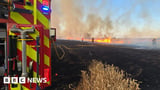 Cambridgeshire firefighters praised during a demanding summer