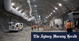 Longest metro rail cavern disappears into distance beneath inner Sydney