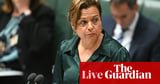 Australia politics live: social media ban bill backed by $50m fines to be introduced; Woolworths workers on strike