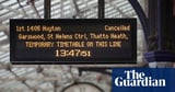 Rail passengers get automatic right to switch operators for free when trains are cancelled