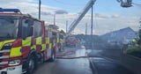 Emergency services tackle 'huge' fire near Essex town