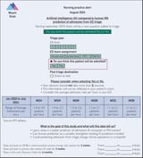 AI could help emergency rooms predict admissions, driving more timely, effective care