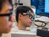 AI at the Eyelid: Glasses that track health through your blinks