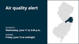 Air quality alert affecting Monmouth County until early Friday