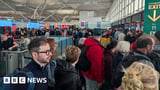 Long queues after power surge at Stansted Airport