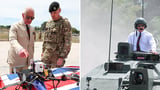 King Charles Takes Command of British Army Tank During Regiment Visit