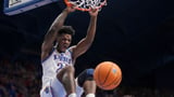 No. 1 Kansas blows 20-point lead but still edges No. 9 North Carolina - ESPN