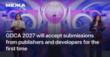 GDCA 2027 will accept submissions from publishers and developers for the first time