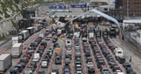 Queues of lorries and holidaymakers at Port of Dover