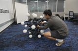 Duke engineers develop robot with 20 legs and eyes | AP News