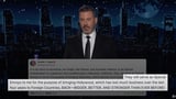 Jimmy Kimmel responds to Trump's plan to save Hollywood