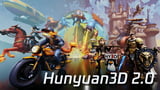 Tencent releases open source 'Hunyuan3D 2.0,' an AI system that creates highly accurate 3D assets from text and images