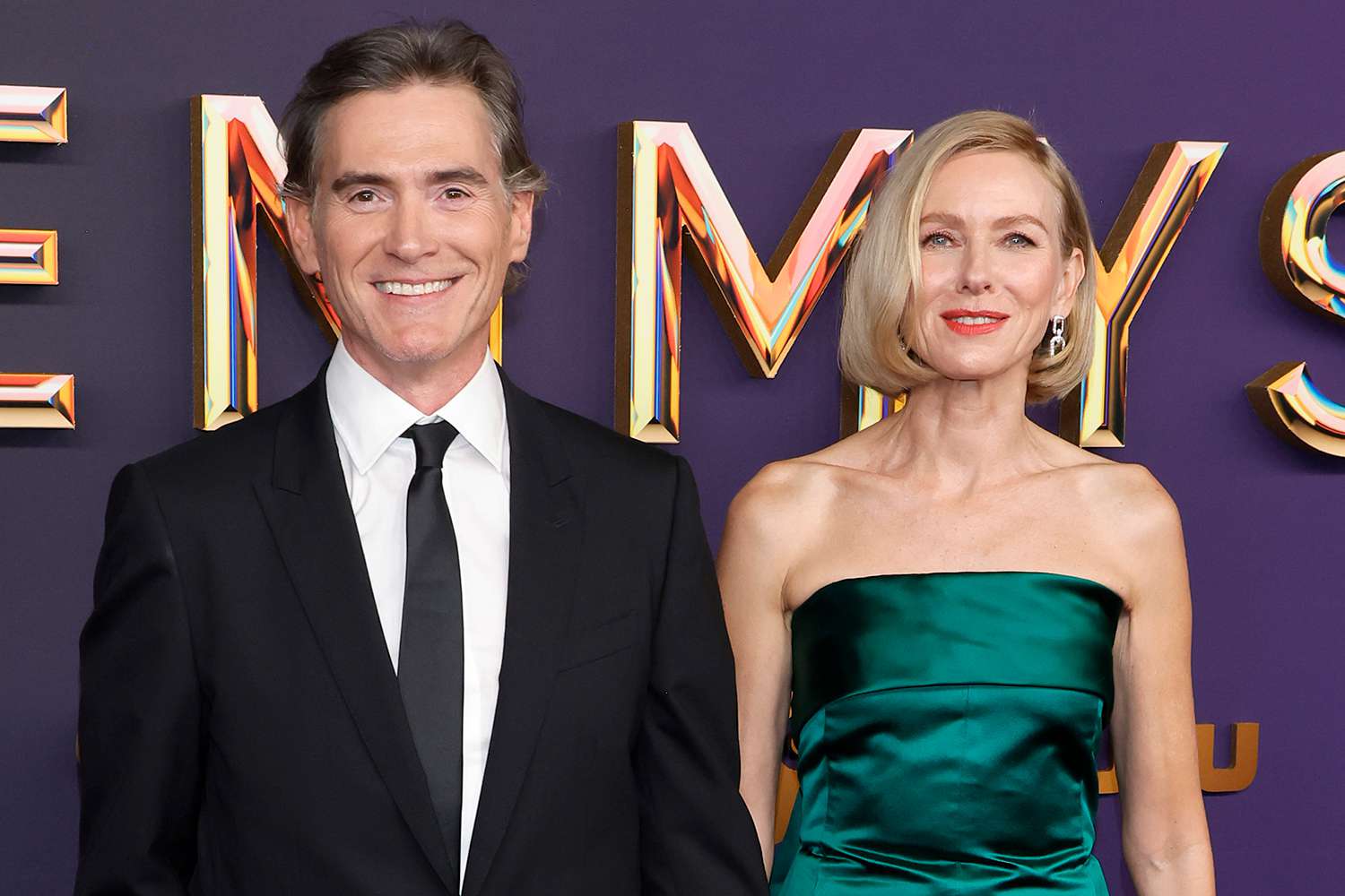 Naomi Watts and Billy Crudup Have Sweet Date Night at the Emmys 2024: See Their Glam Looks