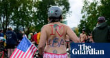 ‘Quintessentially Portland’: nude cyclists protest against national guard deployment