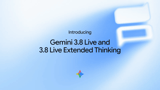 Google has released Gemini 3.8 Live and Gemini 3.8 Live Extended Thinking, voice-activated AI that enables real-time conversation while coding.