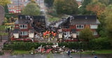 Three arrested over 'cannabis farm' at house which exploded killing two people