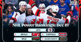 NHL Power Rankings: Red-Hot Devils; Sabres and Rangers Continue Struggles