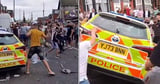Leeds riots live: Chaos on streets as angry mob smashes up police cars in sickening scenes
