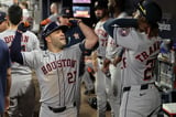 Astros receive injury scare as 9-time All-Star Jose Altuve leaves game with right foot discomfort