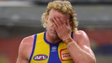 Reuben Ginbey: West Coast Eagles star suffers apparent quad injury against Port Adelaide