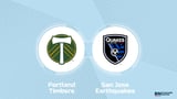 Where to Watch Portland Timbers vs. San Jose Earthquakes: TV Channel, Start Time and Live Stream - Bleacher Nation