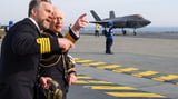 King Charles rules the waves on visit to HMS Prince of Wales at sea