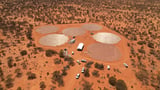 First antenna is installed on Square Kilometre Array Low telescope, as traditional owners welcome project