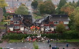 House explosion which killed boy, 7, and man in his 30s leads to three arrests