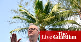 Australia news live: PM announces $600m package against drug-smuggling; Chanel Contos urges action on ‘manosphere’