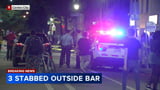 Fight outside bar ends with 3 stabbed in Center City, witnesses say