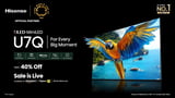 Hisense U7Q Mini-LED TV With 144Hz Gaming Support, Built-in Subwoofer Launched in India