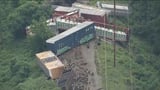 More than a dozen freight train cars derail in Pennsylvania; no hazmat leaks found