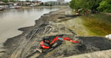 ‘Wet wipe island’ on famous UK river finally cleared of 5 million wipes