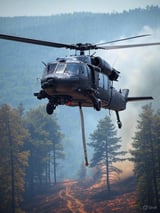 AI Black Hawk Helicopter Revolutionizes Wildfire Suppression