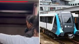 Metro passengers hang on as doors stay open
