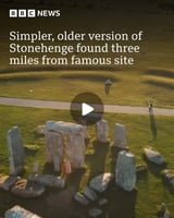 BBC News on Instagram: "Archaeologists believe they have discovered an earlier, much simpler version of Stonehenge about 3 miles (5km) away from the prehistoric monument.
All that remains of the older structure is two holes in the ground, but the team says they held wooden posts that lined up with the Sun on the summer and winter solstices in the same way as Stonehenge.
The site has been dated to about 5,000 years old, which predates Stonehenge by 500 years.
Artefacts were also found at the site, including pottery, flint tools and animal bone, suggesting prehistoric people held gatherings there.
Tap the link in @BBCNews’s bio to read why the artefacts are “so special”.
(📸 PA, Getty)
#Stonehenge #Archaeology #BBCNews"