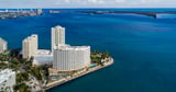 A 23-story Miami hotel is set for implosion on a human-made island near downtown