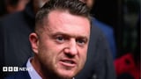 Tommy Robinson says he was stopped at Heathrow by police