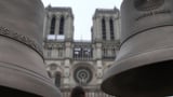 Notre Dame marks arrival of Paris Olympics’ iconic trackside bell as reopening nears