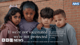 Measles campaign features children pleading for jabs in England