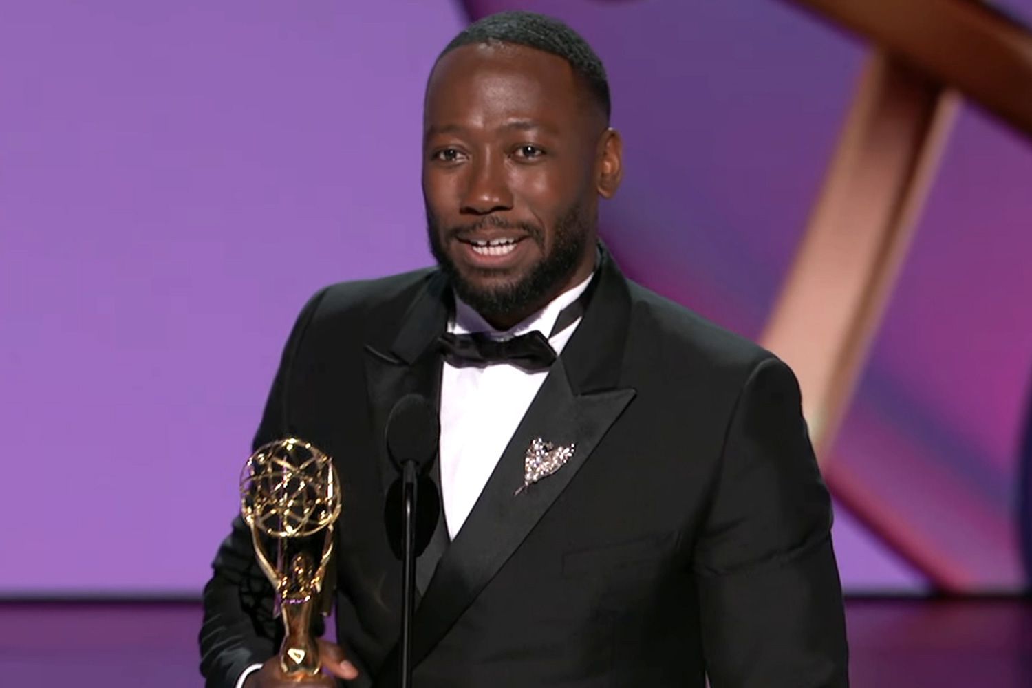 Lamorne Morris Begs Robert Downey Jr. to 'Please Sign' the Poster He Has of Him After Win at Emmys 2024