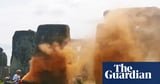 Anti-oil activists sprayed Stonehenge orange for ‘maximum impact’, court told