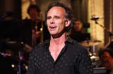Walton Goggins Defends His 'Receding Hairline' in 'SNL' Monologue After Joking About Being a 'Sex Symbol'