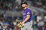 Colorado Rockies' Kyle Freeland scratched from start in first inning due to shoulder soreness | AP News
